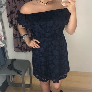 off the shoulder dress